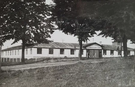 The first factory hall in Velešín