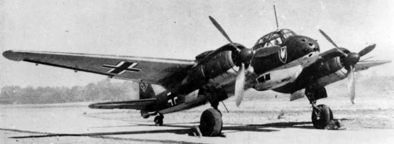 Junkers Ju-88 dive bomber