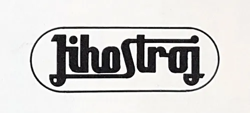 Logo of the Jihostroj company in 1953