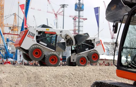 Bobcat, one of Jihostroj's new customers, at the Bauma trade fair in Munich