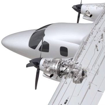 X-rayed aircraft