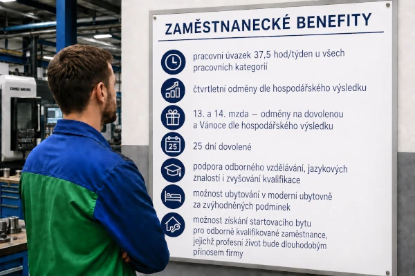 Šťastný zaměstnanec