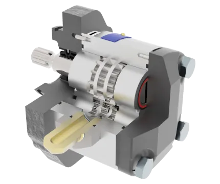 Hydraulic noise reduction pump T3T from Jihostroj company