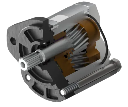 Hydraulic noise reduction pump T4S from Jihostroj company